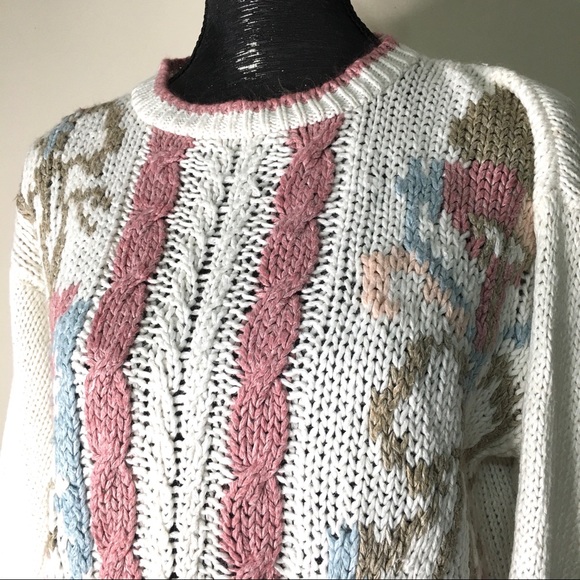 ⭐️Vintage 1990 Cable Knit Sweater - Picture 3 of 13